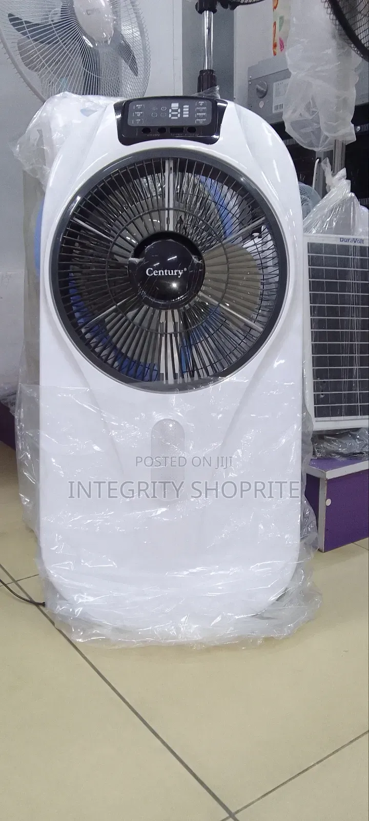 Century 12inches Acdc Rechargeable Mist Fan With Led Light and Remote