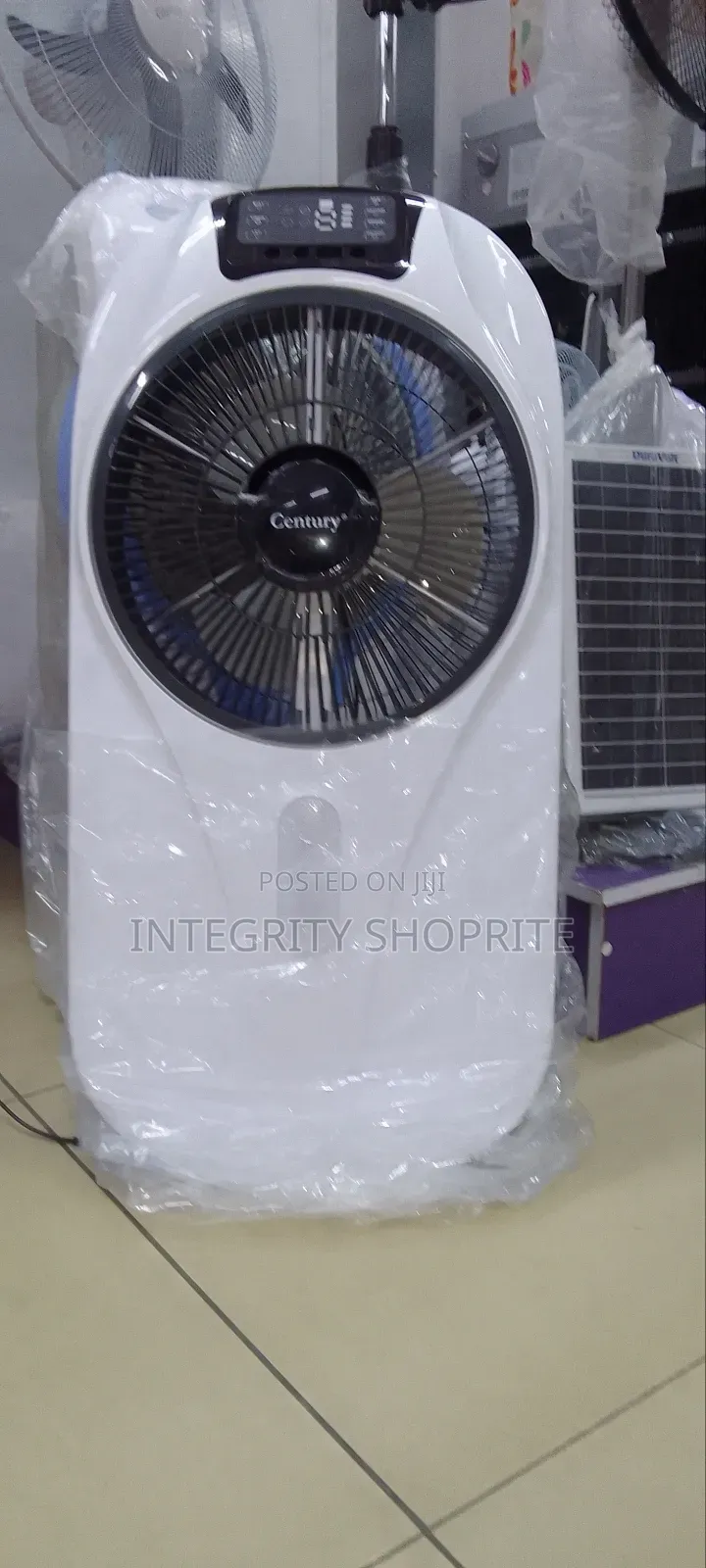 Century 12inches Acdc Rechargeable Mist Fan With Led Light and Remote