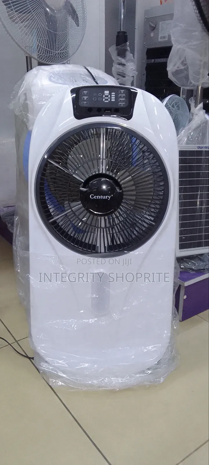 Century 12inches Acdc Rechargeable Mist Fan With Led Light and Remote