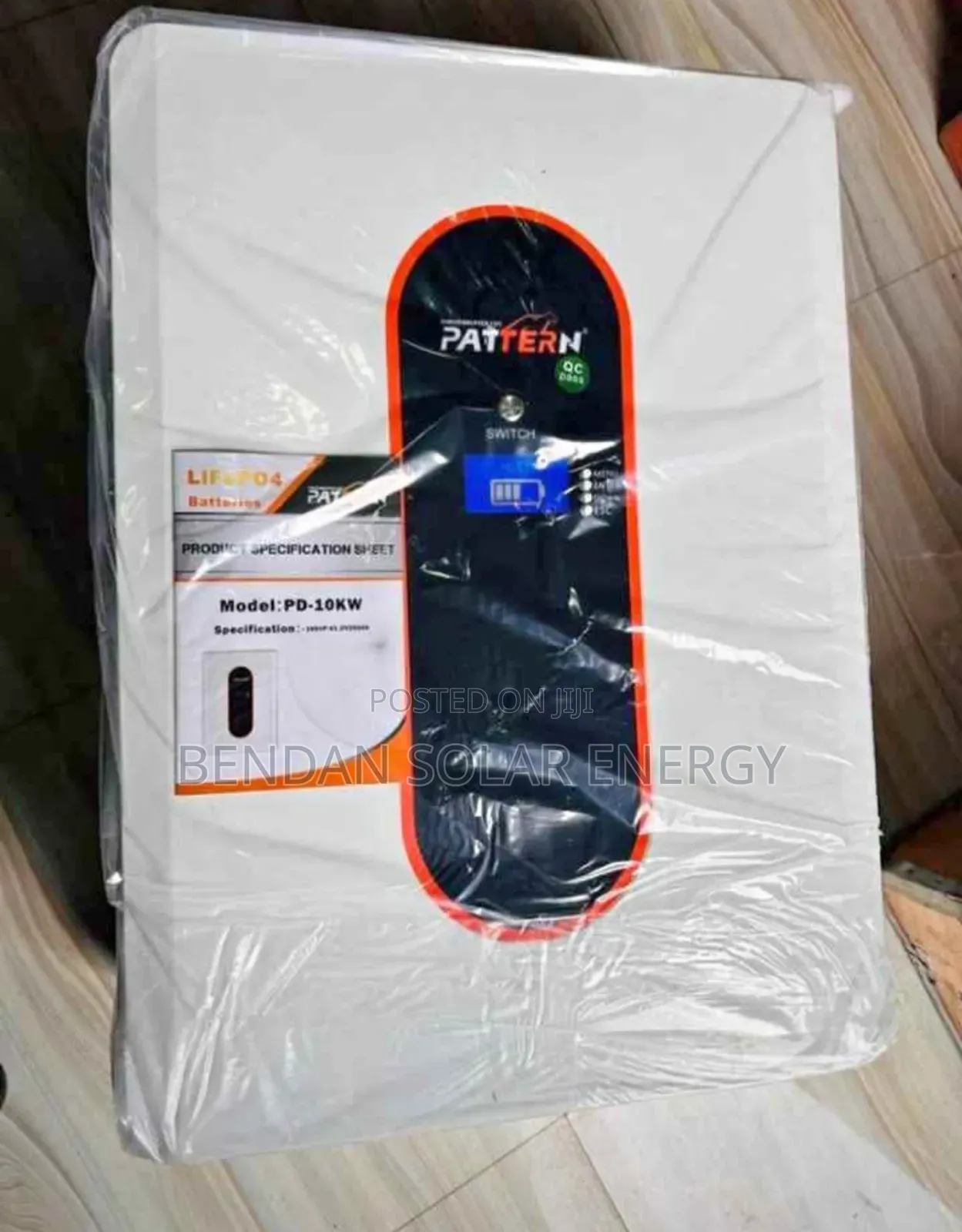Pattern 10kwh 51.2v Lithium-Ion Battery Reliable Solar Energy Storage