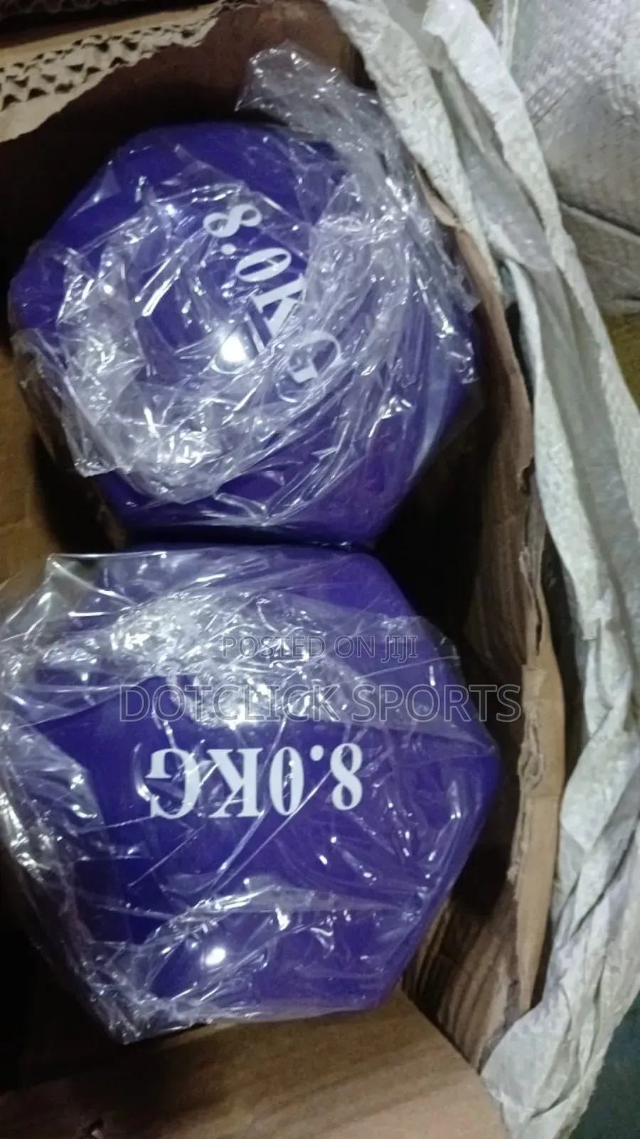 8kg Aerobic Dumbbells (Colored)