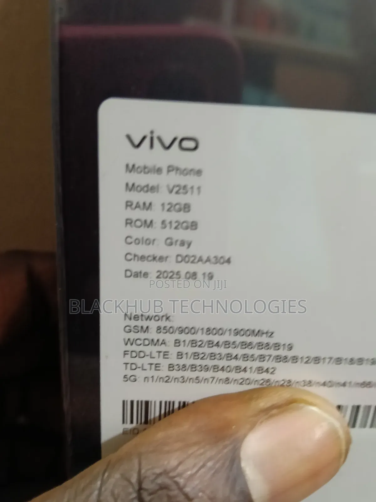 New Vivo V60 512 GB Gold