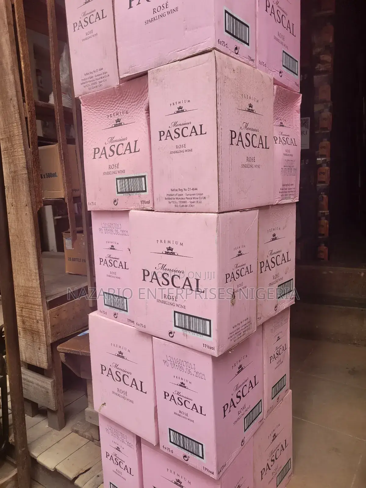 Monsieur Pascal Sparkling Rosé Wine – By 12 Bottles