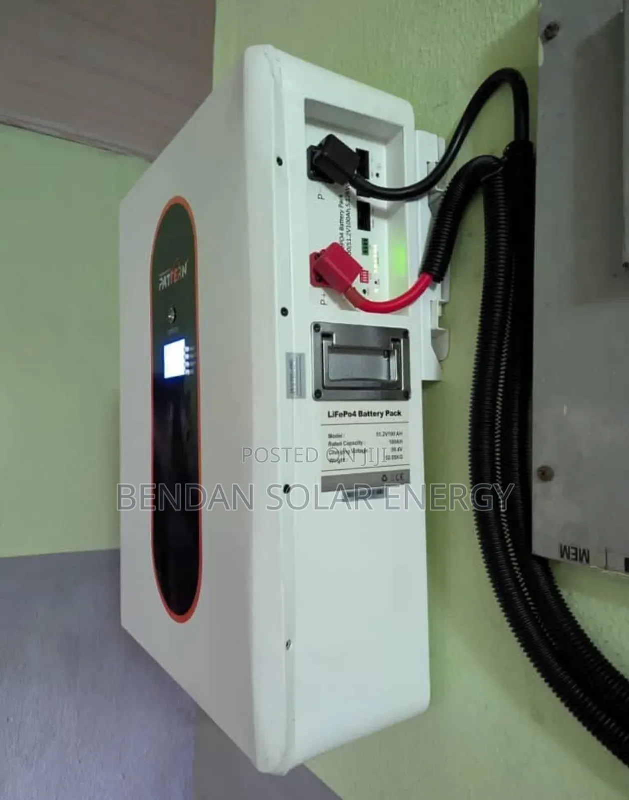 Pattern 5kwh Lithium-Ion Battery |51.2v| Efficient Solar Backup System