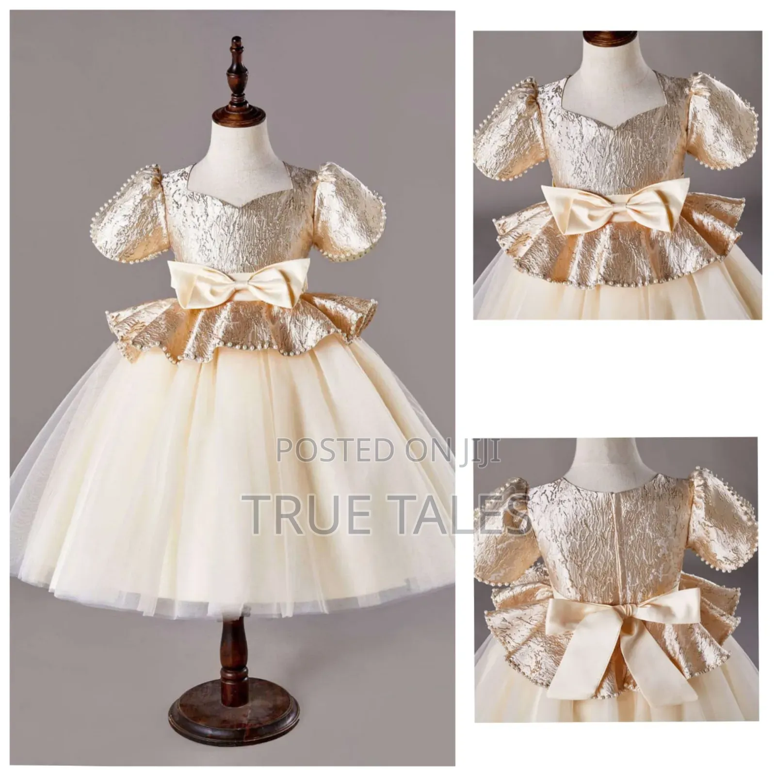 Classy Girls Brocade Ballgown
