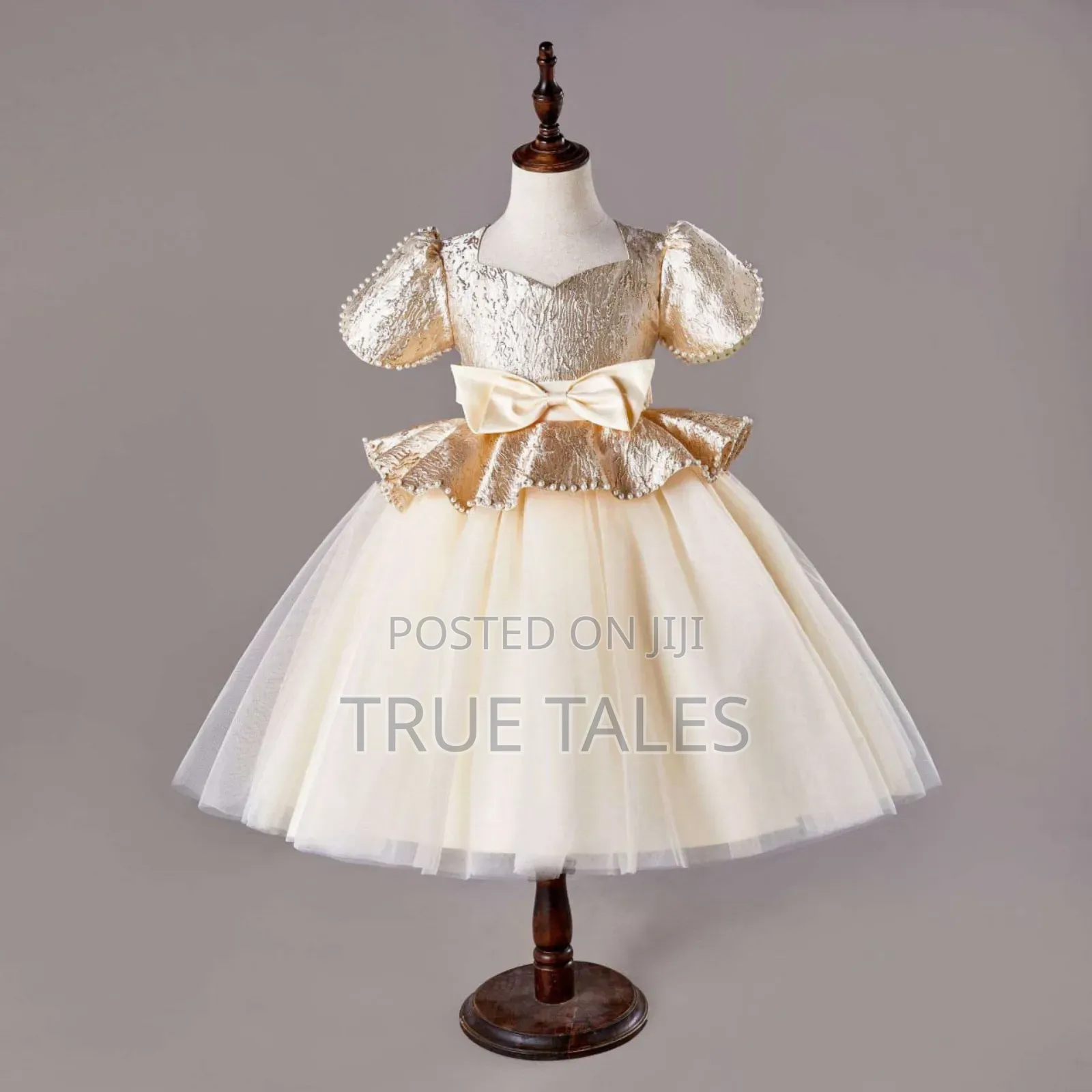 Classy Girls Brocade Ballgown