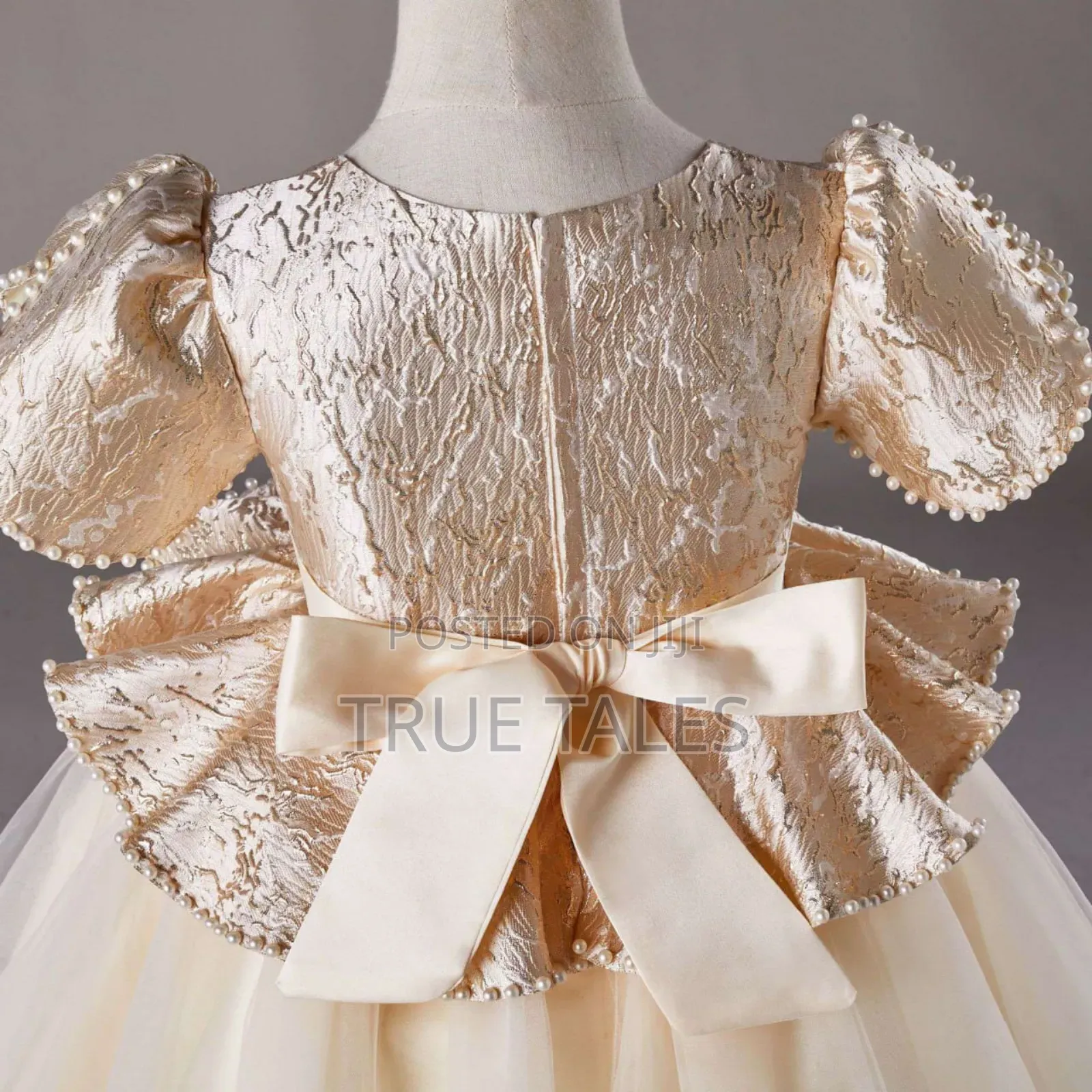 Classy Girls Brocade Ballgown