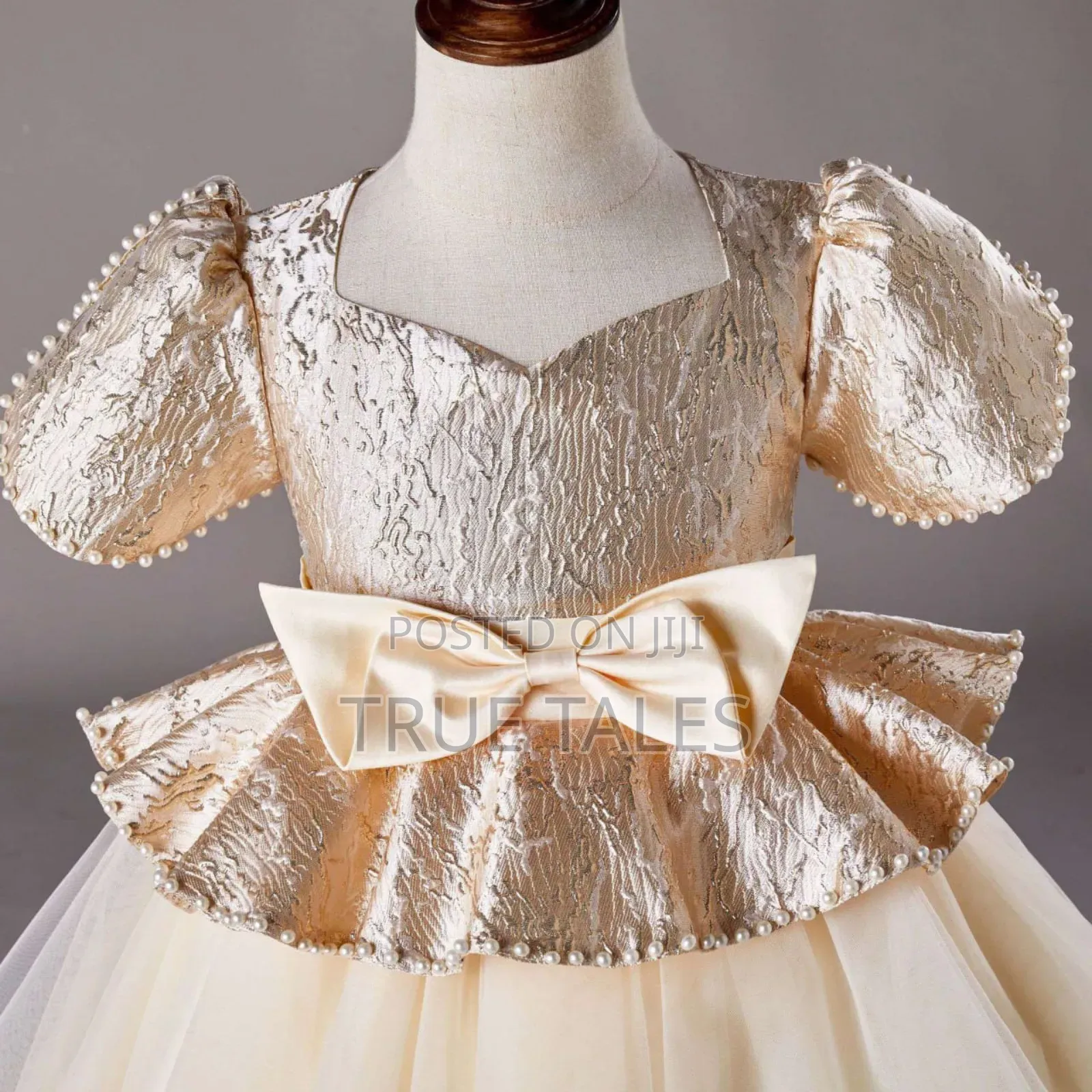 Classy Girls Brocade Ballgown