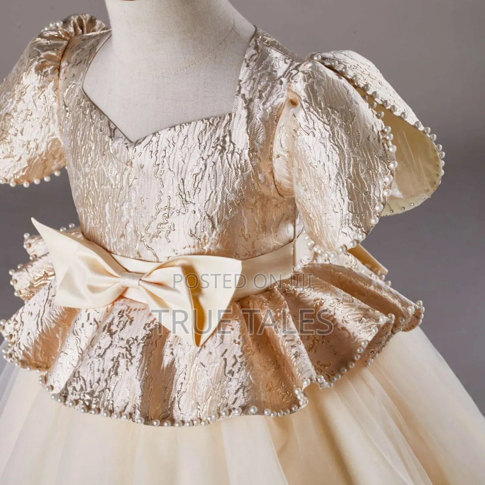 Classy Girls Brocade Ballgown