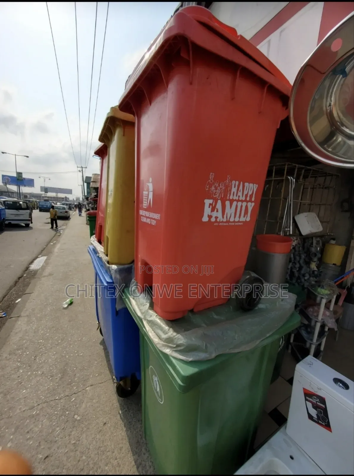 Happy Family" Brand Industrial Waste Bin