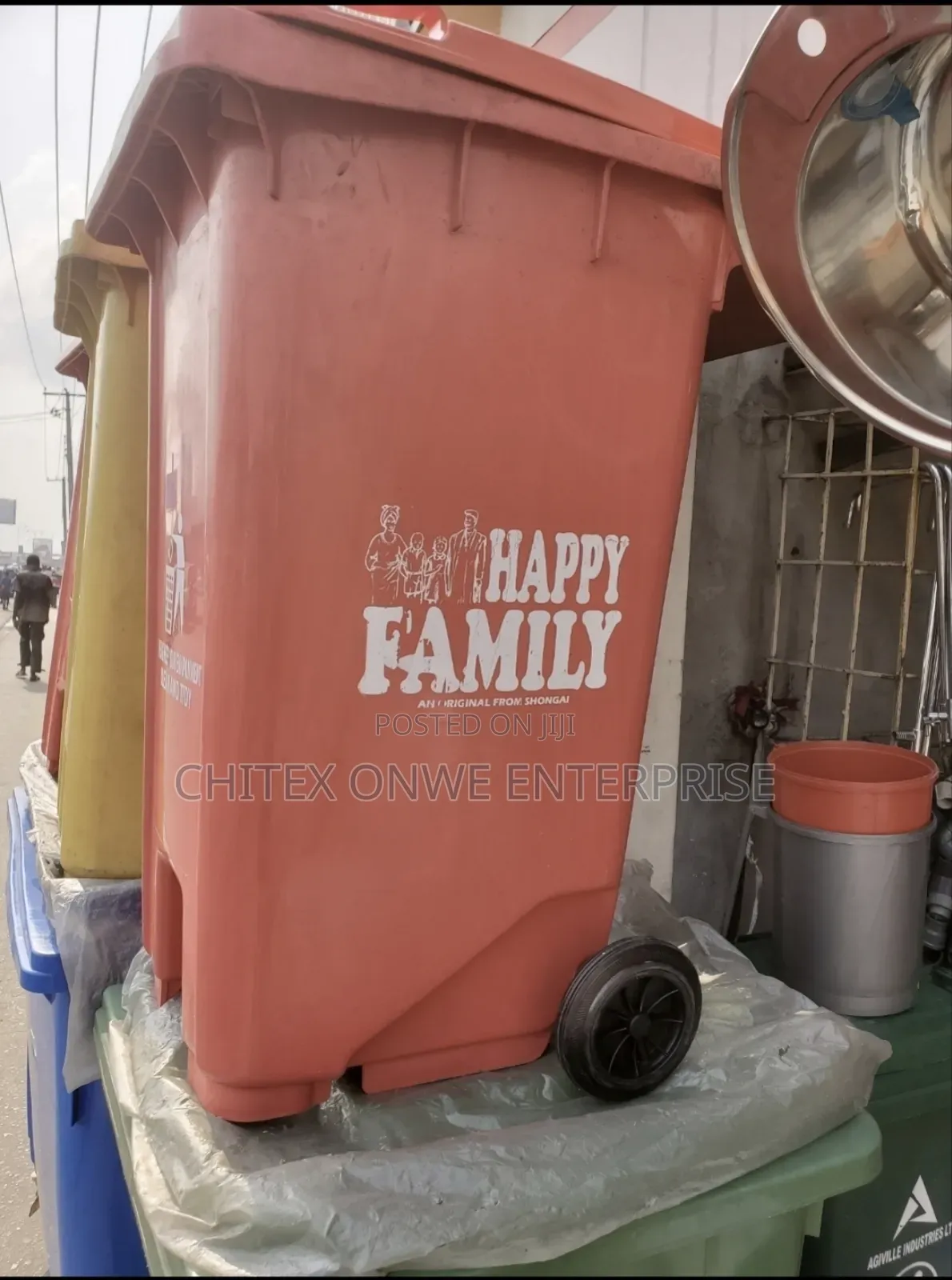 Happy Family" Brand Industrial Waste Bin