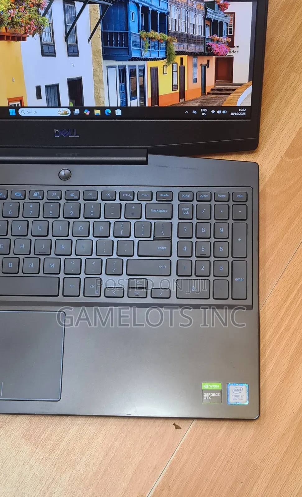 Laptop Dell G3 15 3590 16GB Intel Core i7 SSD 512GB