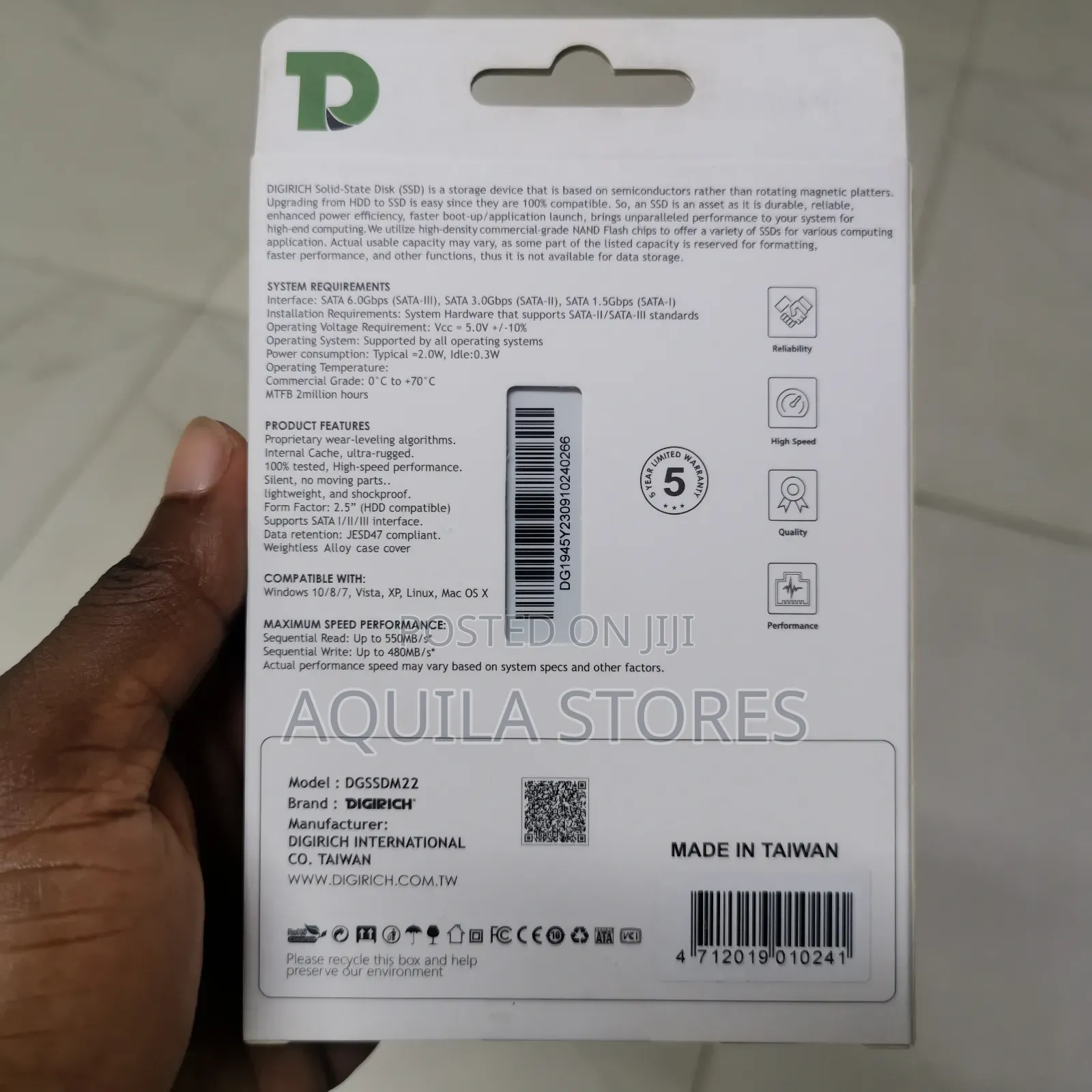 Digirich 1tb Sata Internal Ssd