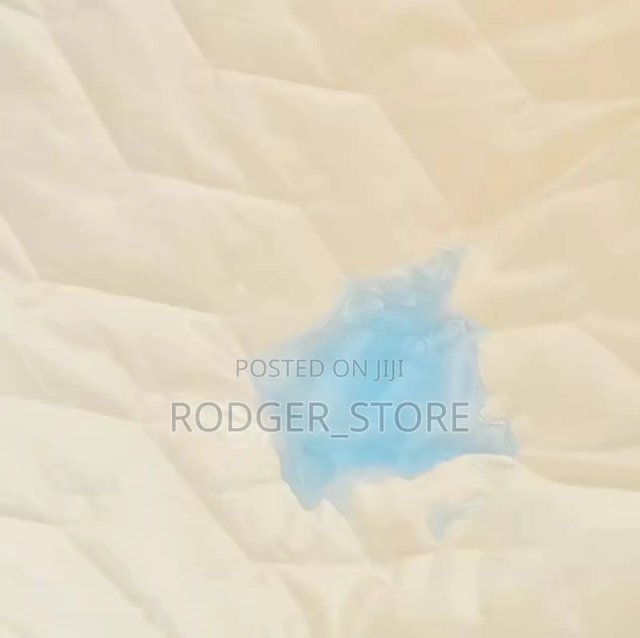 100% Waterproof Fitted Sheet Solid Color Cotton Quilted Embossed
