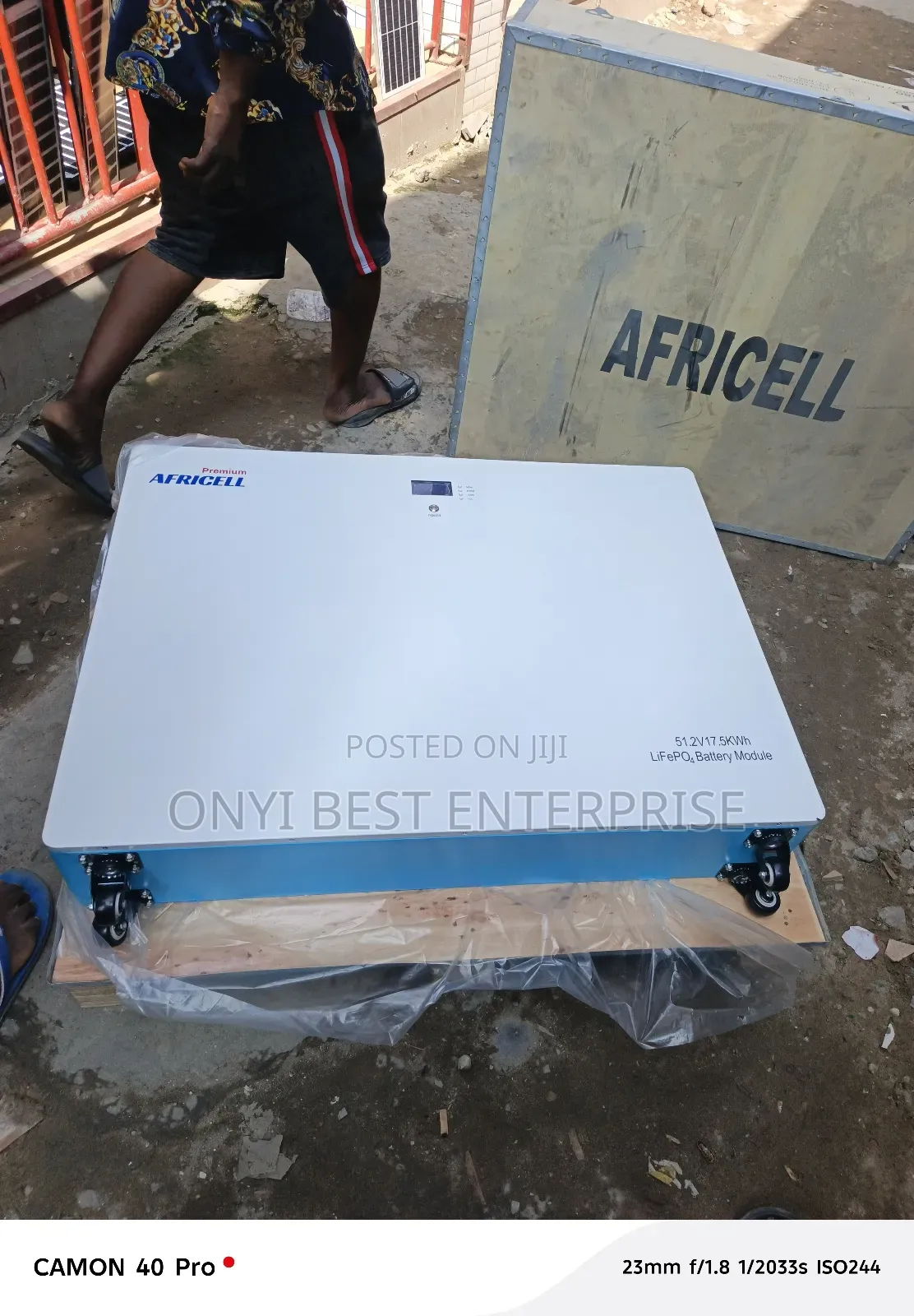 Africell Solar Lithium Ion Battery 17kwh 48v Flat