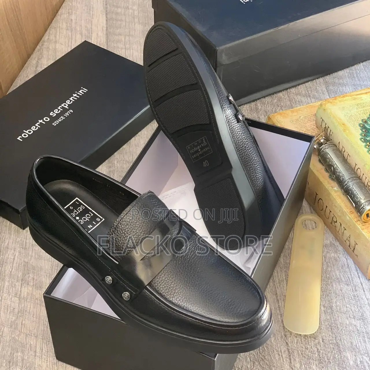 Original Roberto Serpentini Italian Loafers Shoes