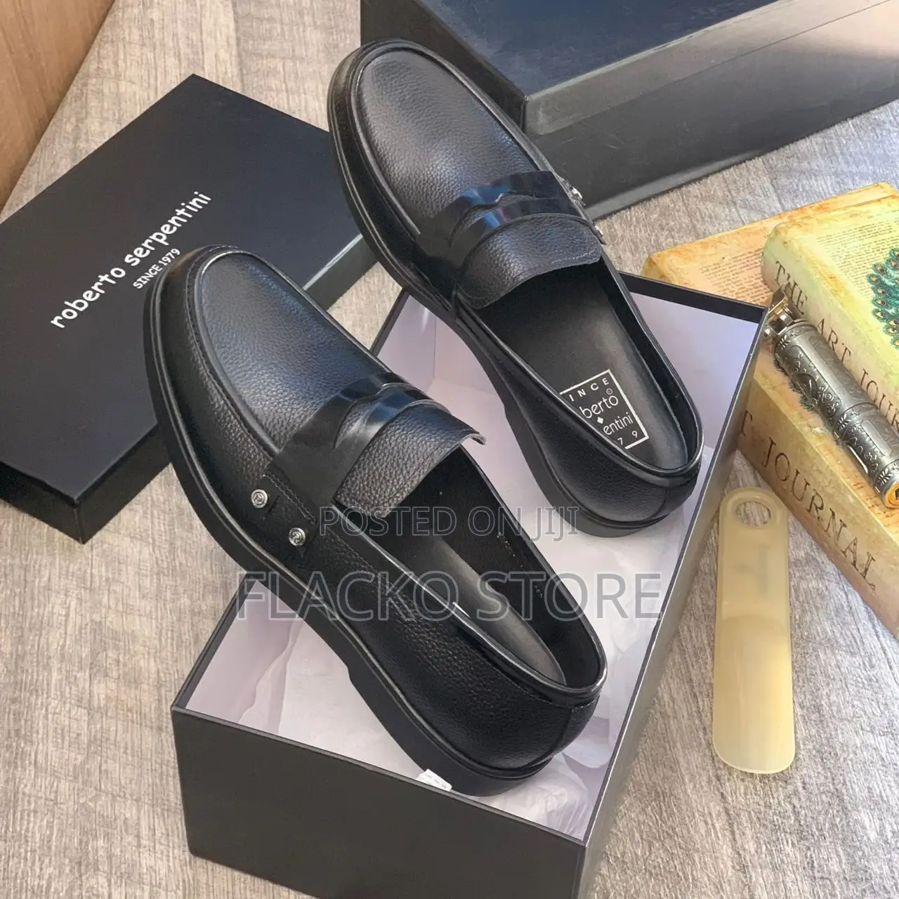Original Roberto Serpentini Italian Loafers Shoes