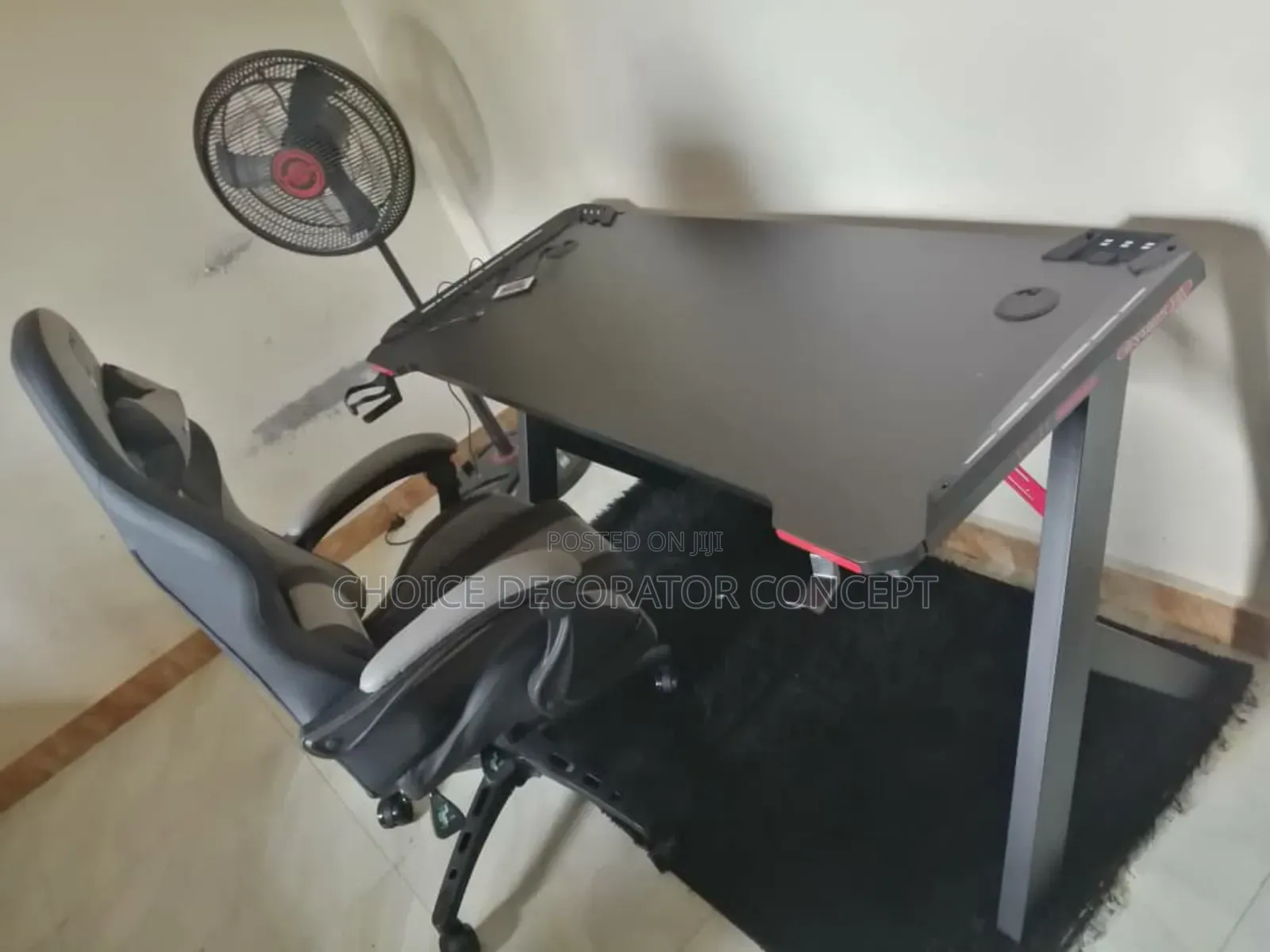 Gaming Chair and Gaming Table
