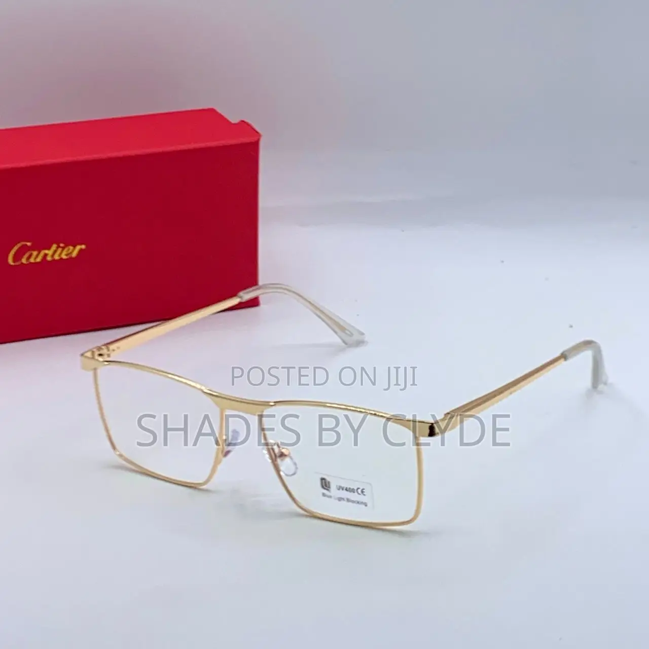 Authentic Anti Blue Lens Cartier Eyeglasses - Brand New!