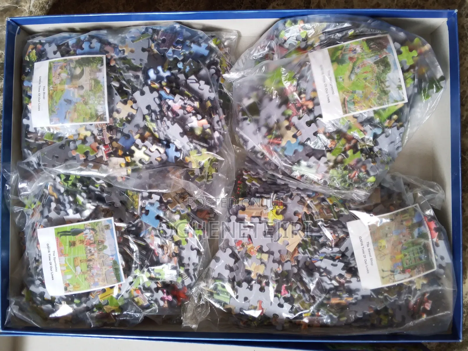 2000 Piece Gibson's Jigsaw Puzzle. 4 Packs of 500 Pieces in Each Pack.