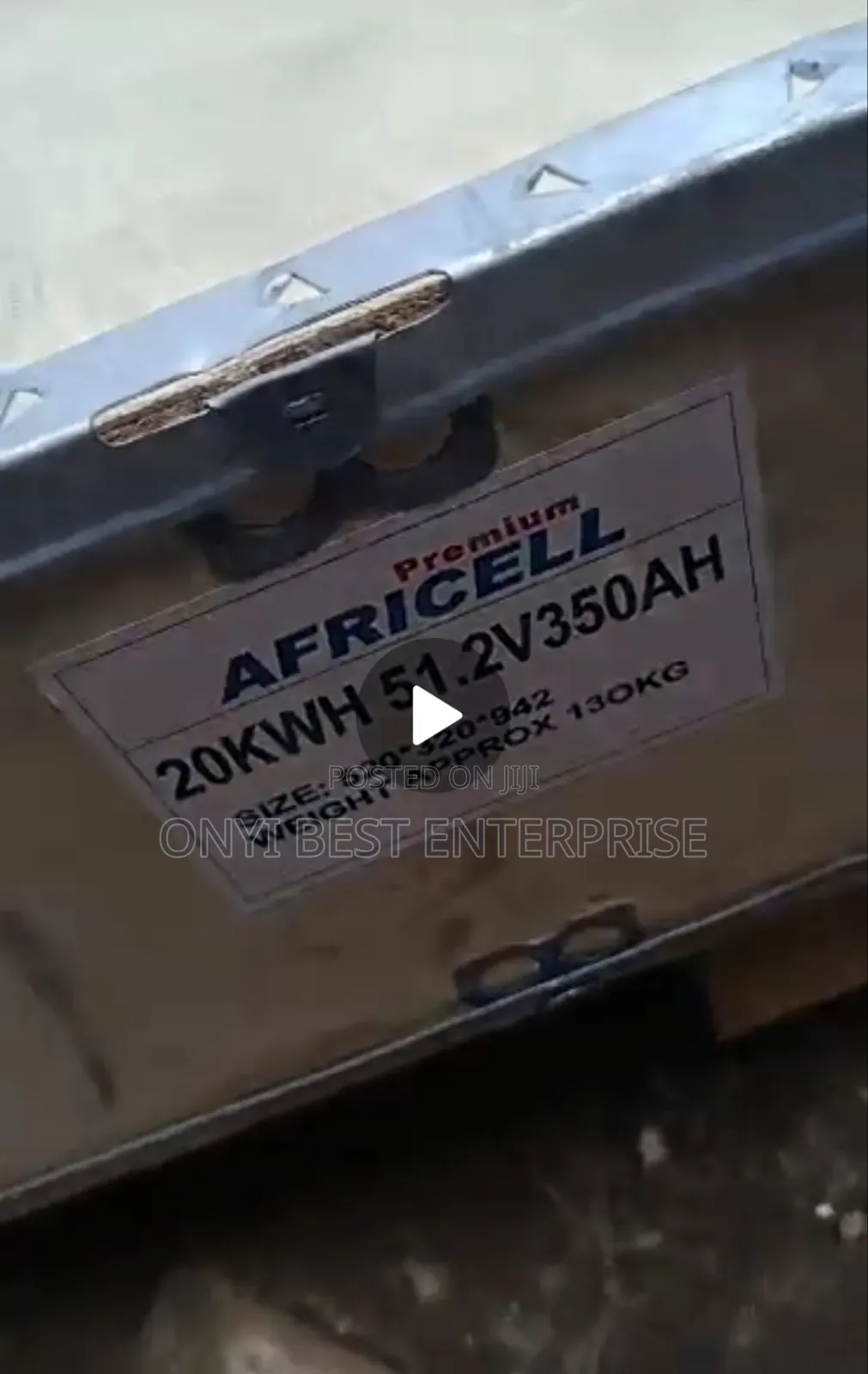 Africell Lithium Ion Battery 20kwh Available