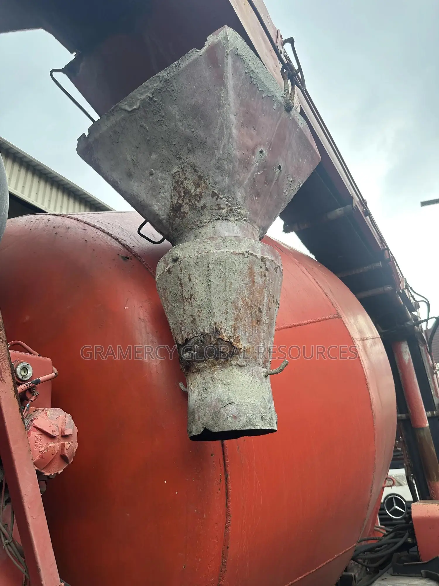 Foreign Used Man Diesel Cement Mixer Truck With Pump 1998 for Sale