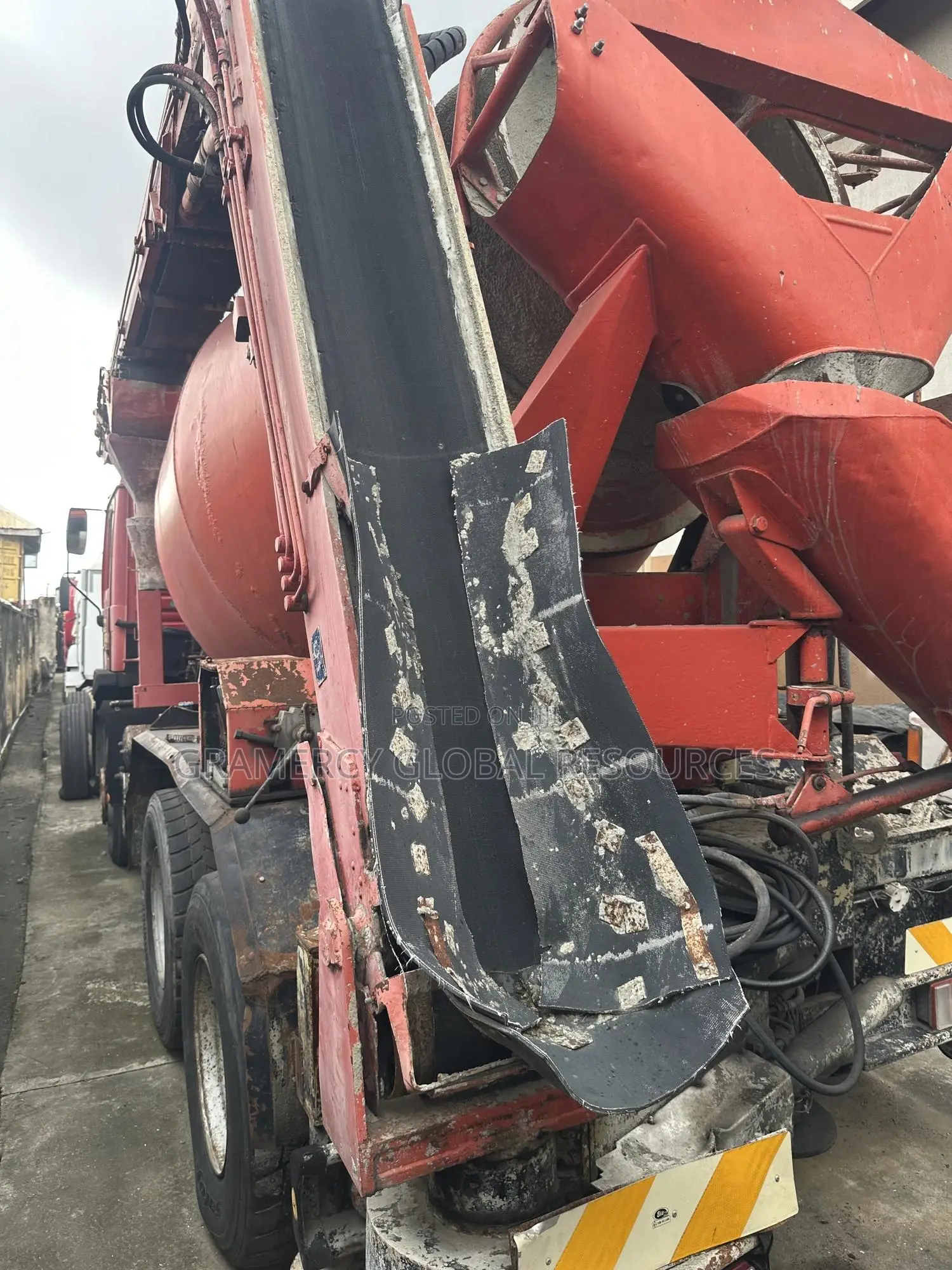 Foreign Used Man Diesel Cement Mixer Truck With Pump 1998 for Sale
