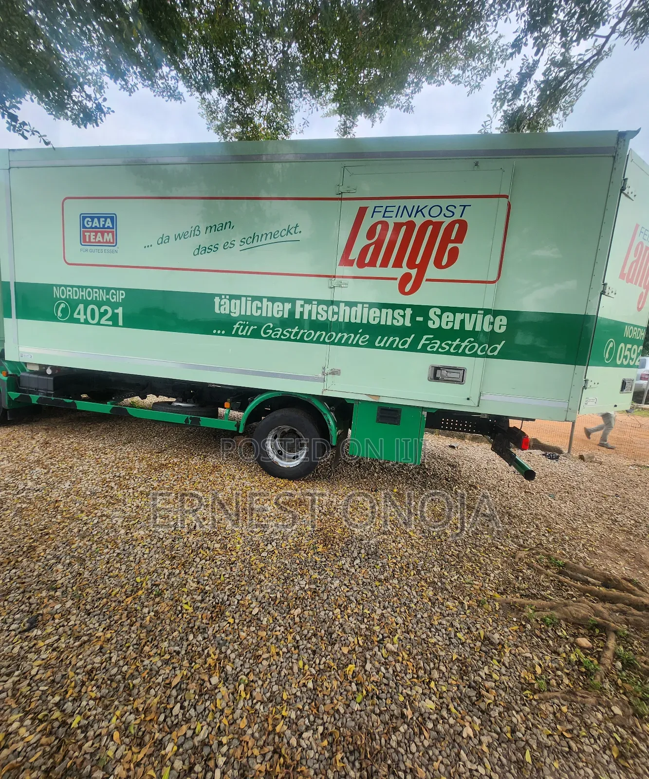 Man Diesel Food Truck 2013 Green