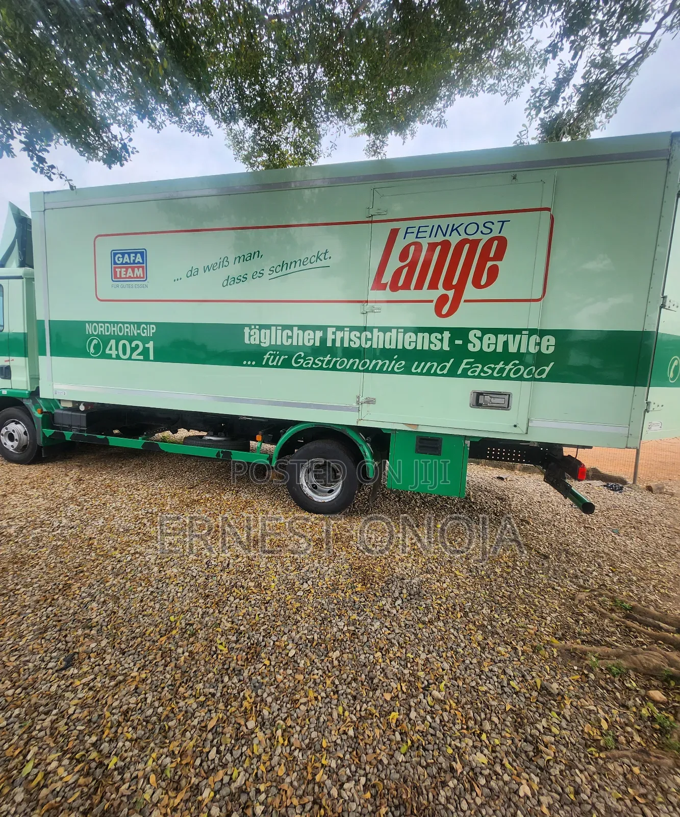 Man Diesel Food Truck 2013 Green