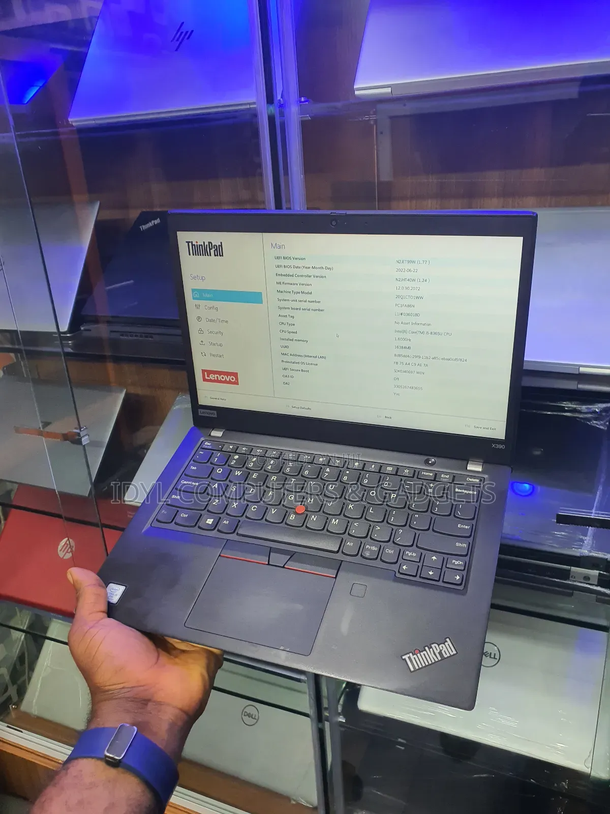 Laptop Lenovo ThinkPad X390 16GB Intel Core I5 SSD 256GB