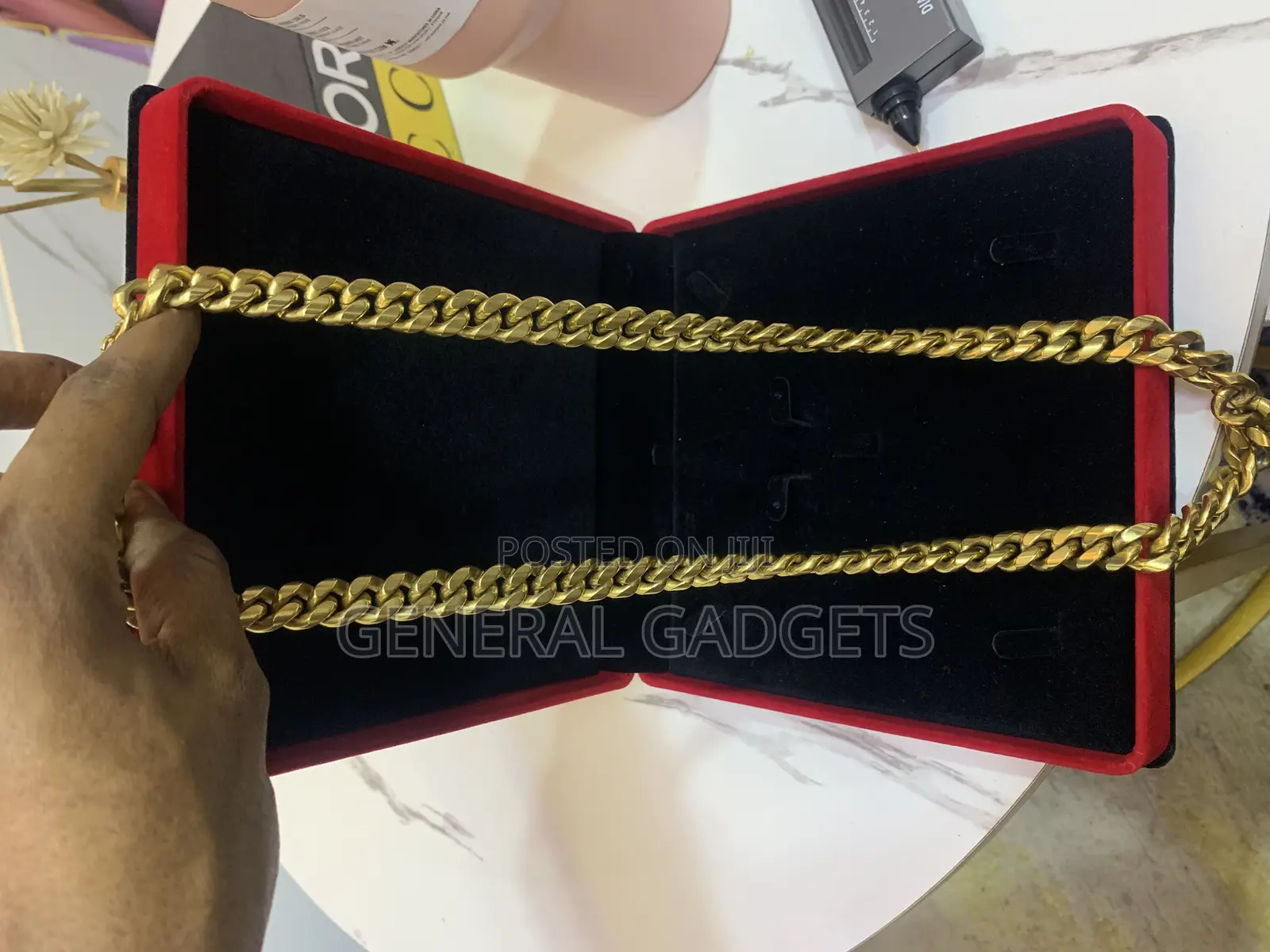 Men Gold Cuban