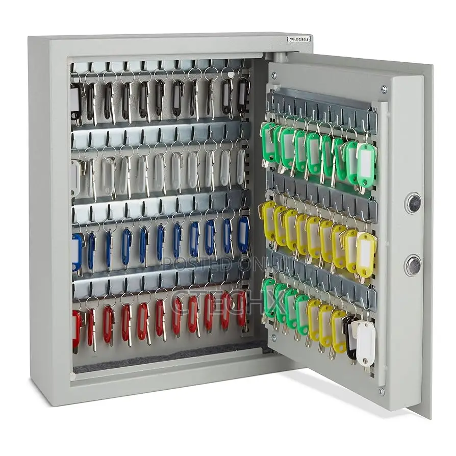 Key Safe Wall Mounted 71 Key Capacity Digital With Solenoid Lock