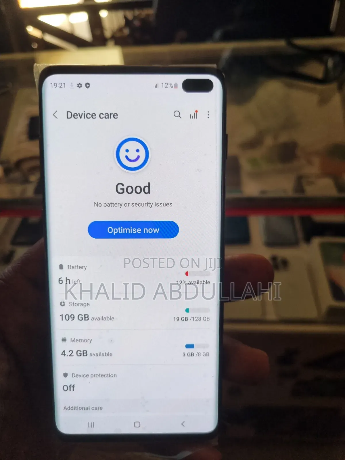 Samsung Galaxy S10 Plus 128 GB Gray
