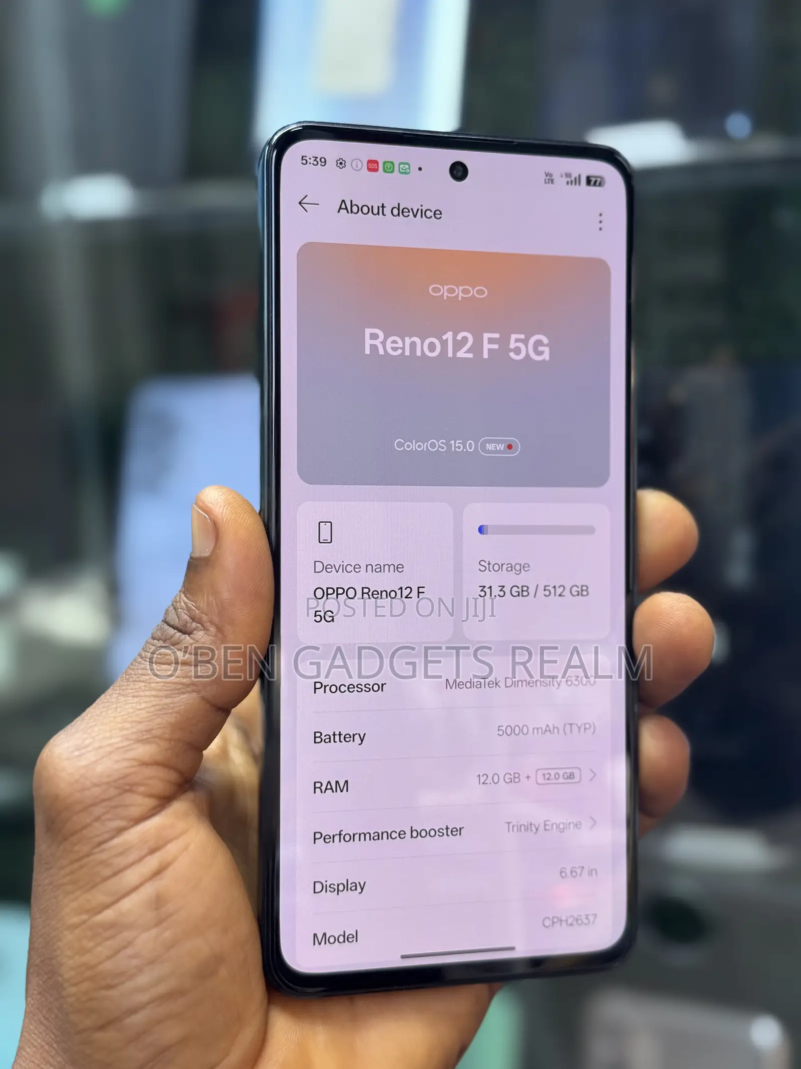 Oppo Reno12 F 5G 512 GB Green