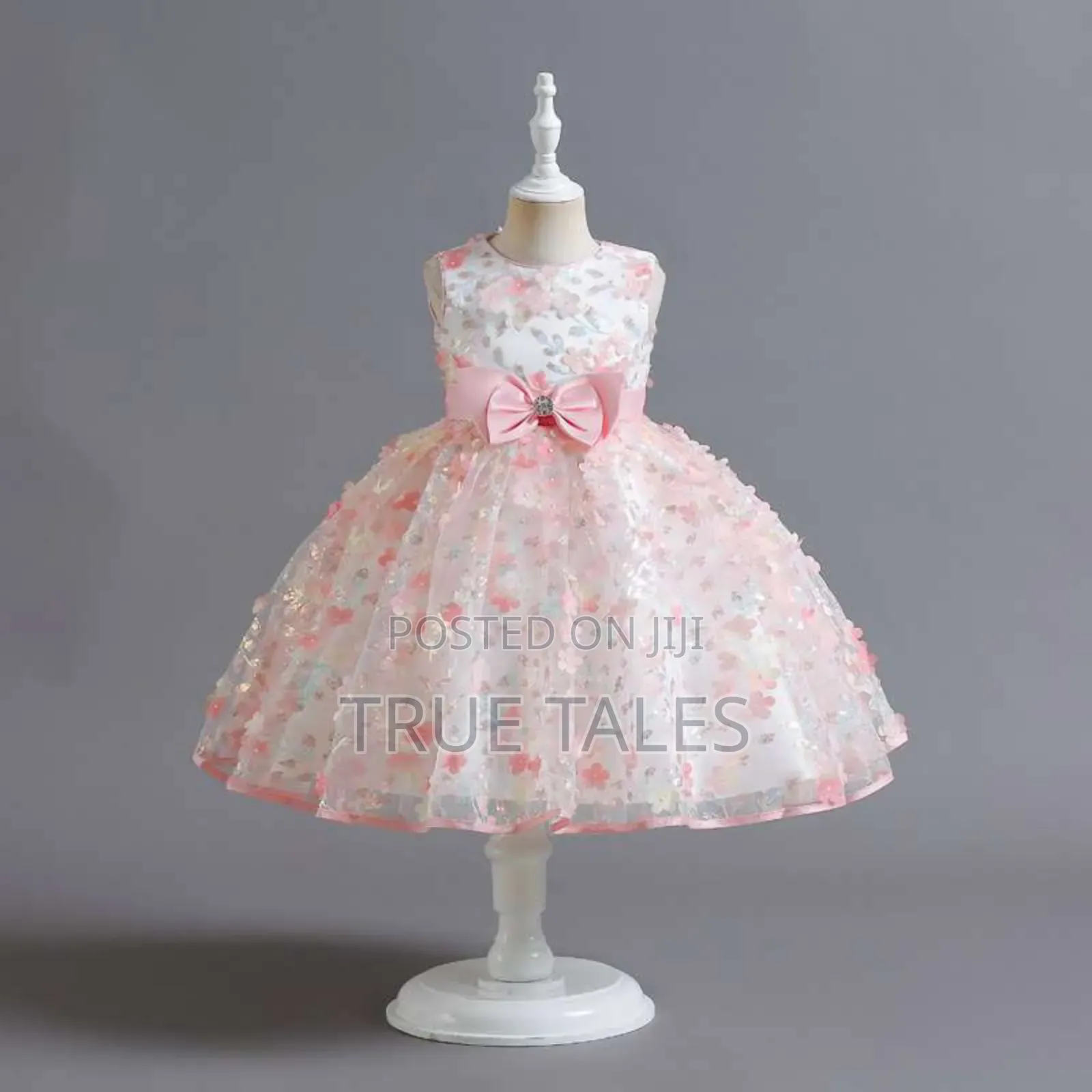 Girls Cinderella Flower With Sequins Glittery Ballgown 6 Mths To 2 Yrs