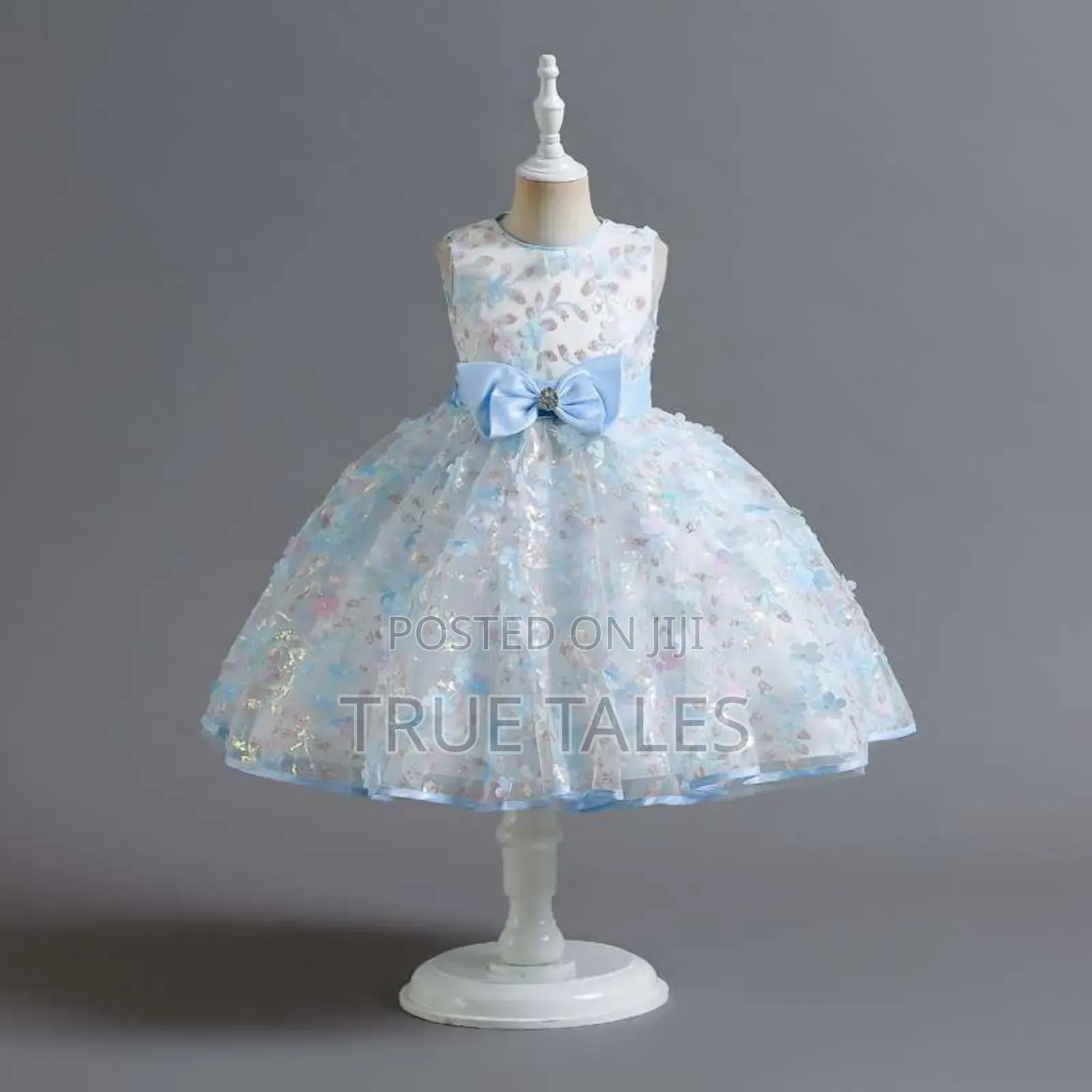 Girls Cinderella Flower With Sequins Glittery Ballgown 6 Mths To 2 Yrs