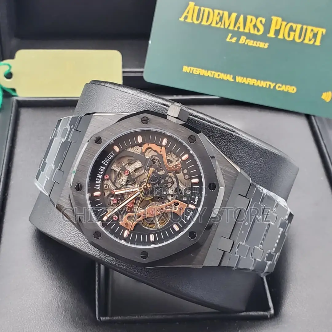 Audemars Piguet Quality Luxury Men Chronograph Chain Strap Wristwatch