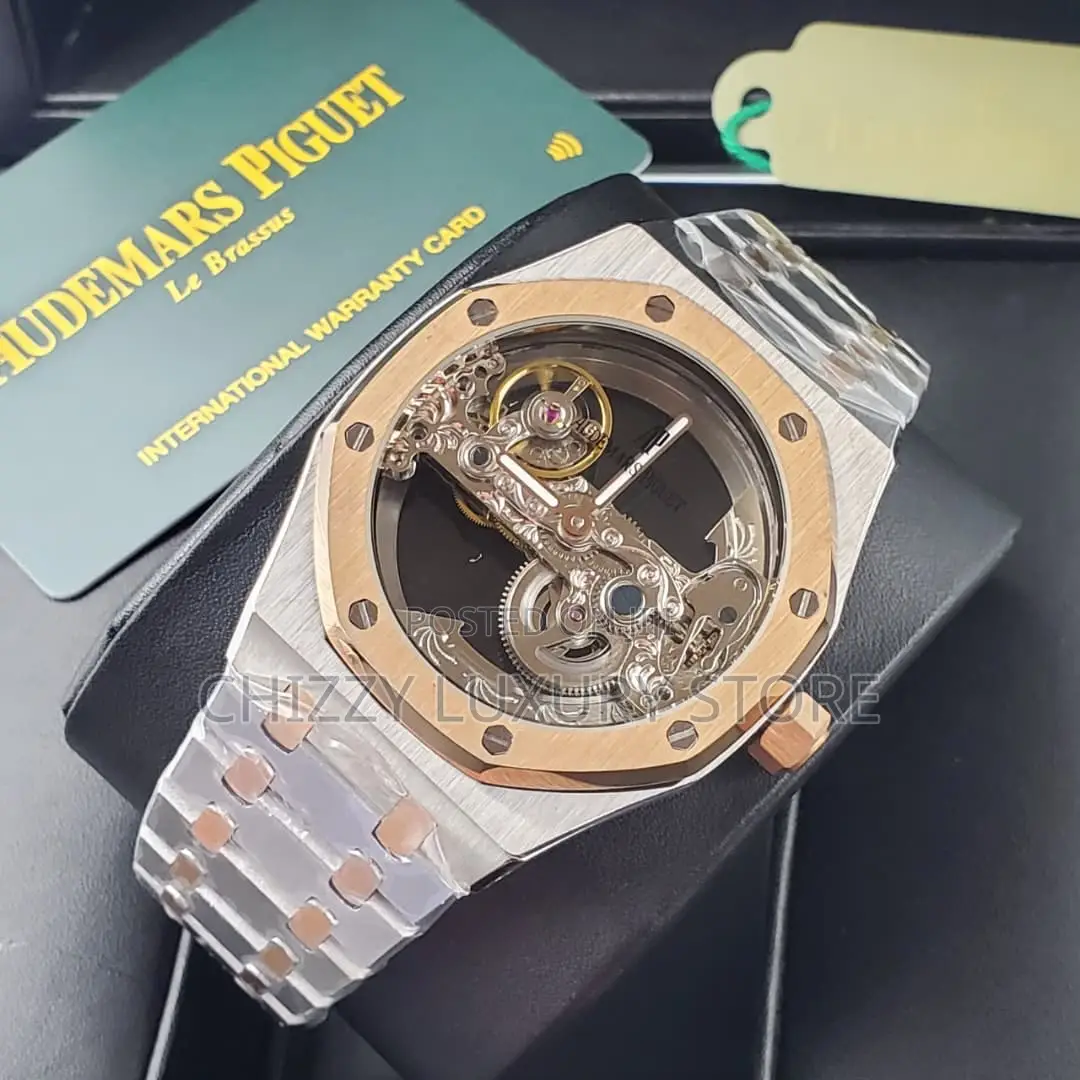 Audemars Piguet Quality Luxury Men Chronograph Chain Strap Wristwatch