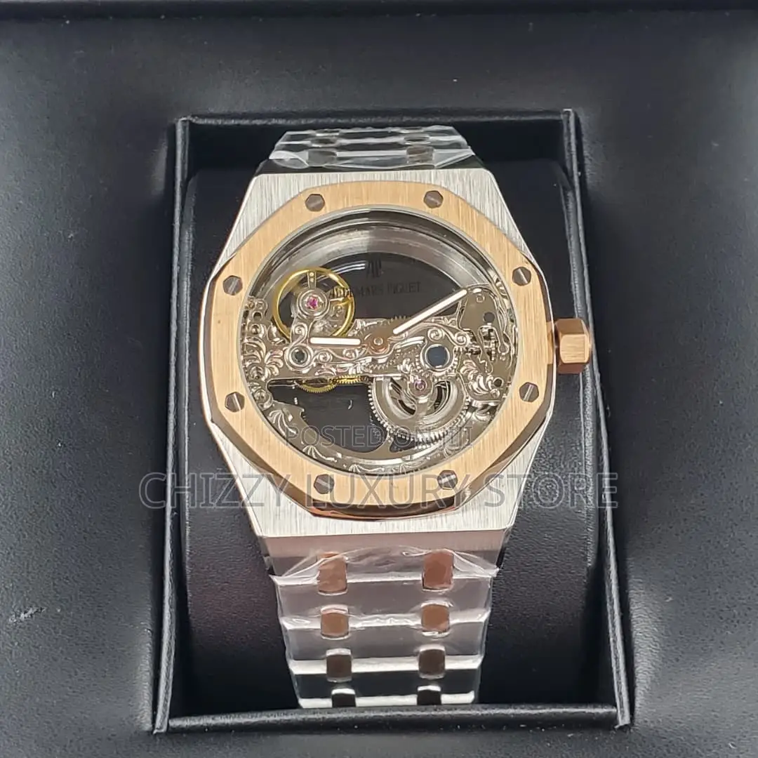Audemars Piguet Quality Luxury Men Chronograph Chain Strap Wristwatch