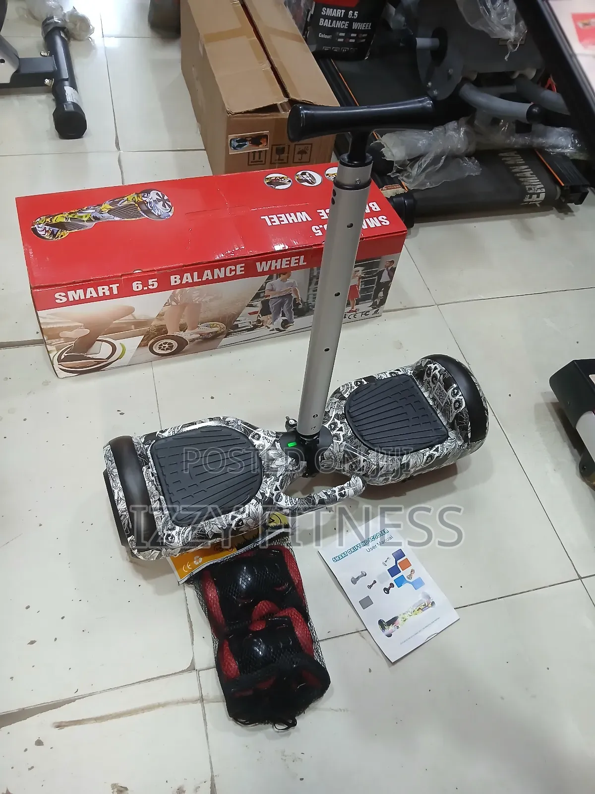 Hoverboard With Handle And Guard