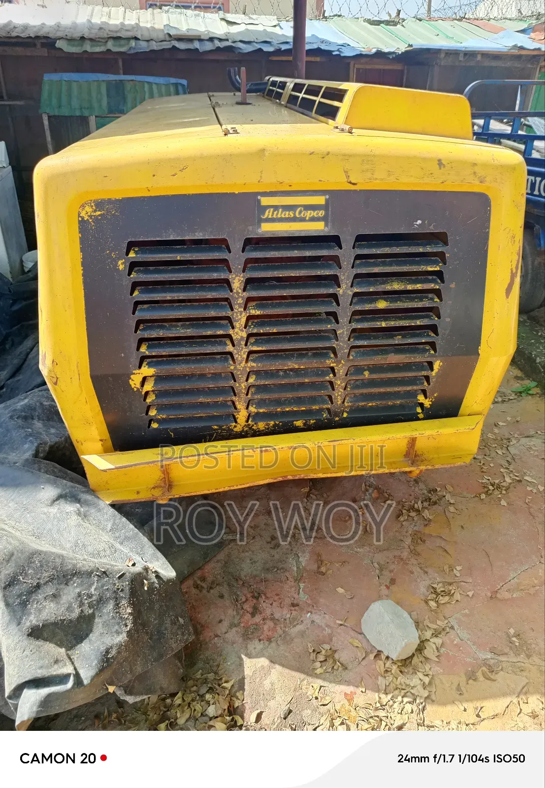 Atlas Copco Xa 120 Air Compressor 4cylinder