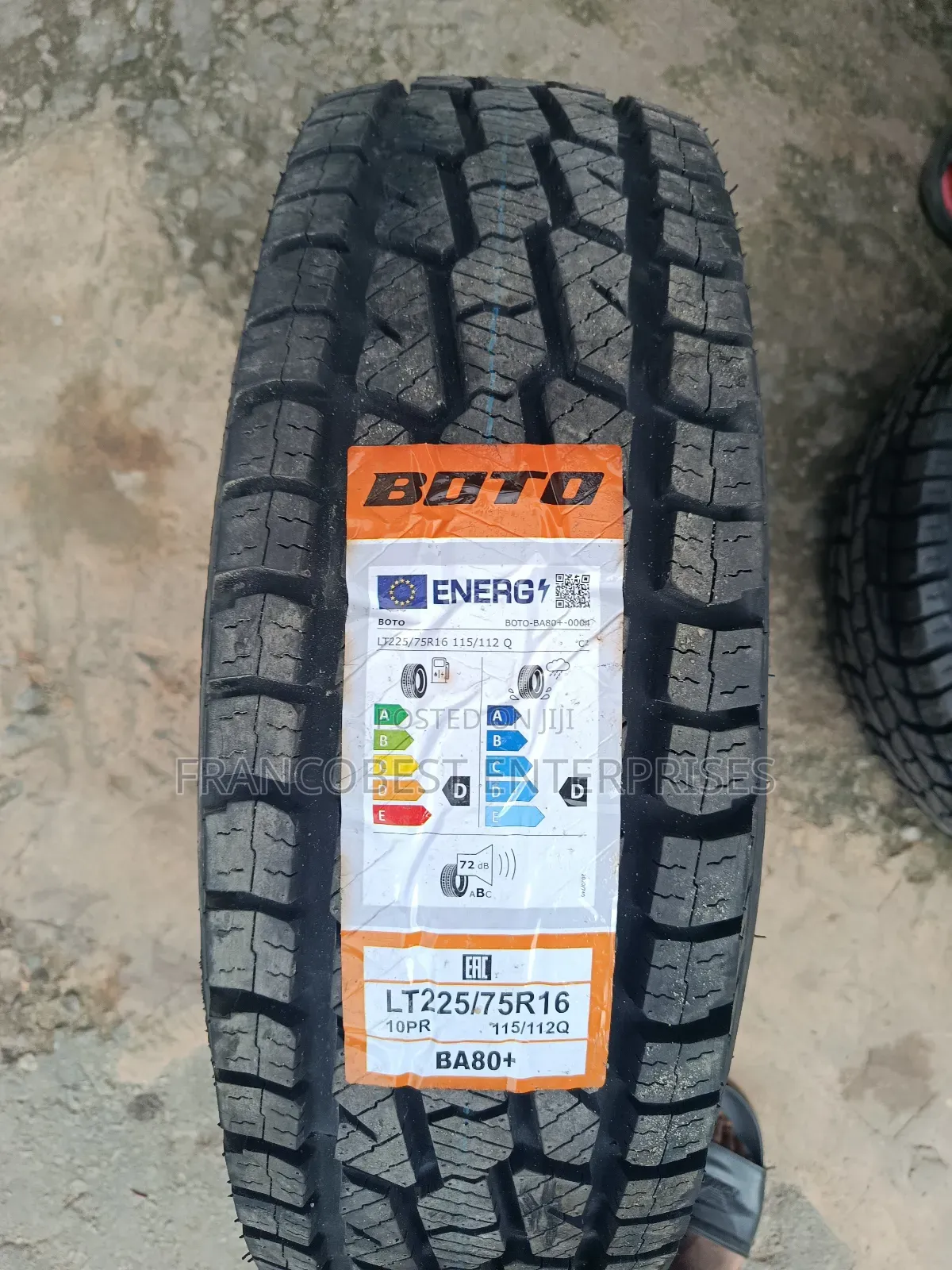 Lt225/75r16 10pr Boto Tyre