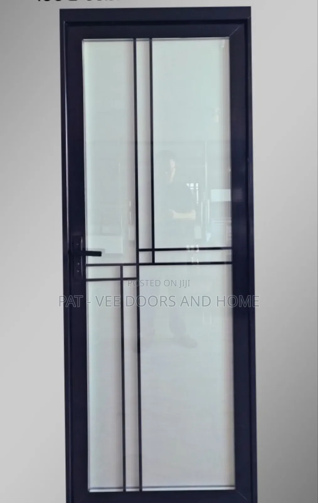 Toilet Size Imported Black Door