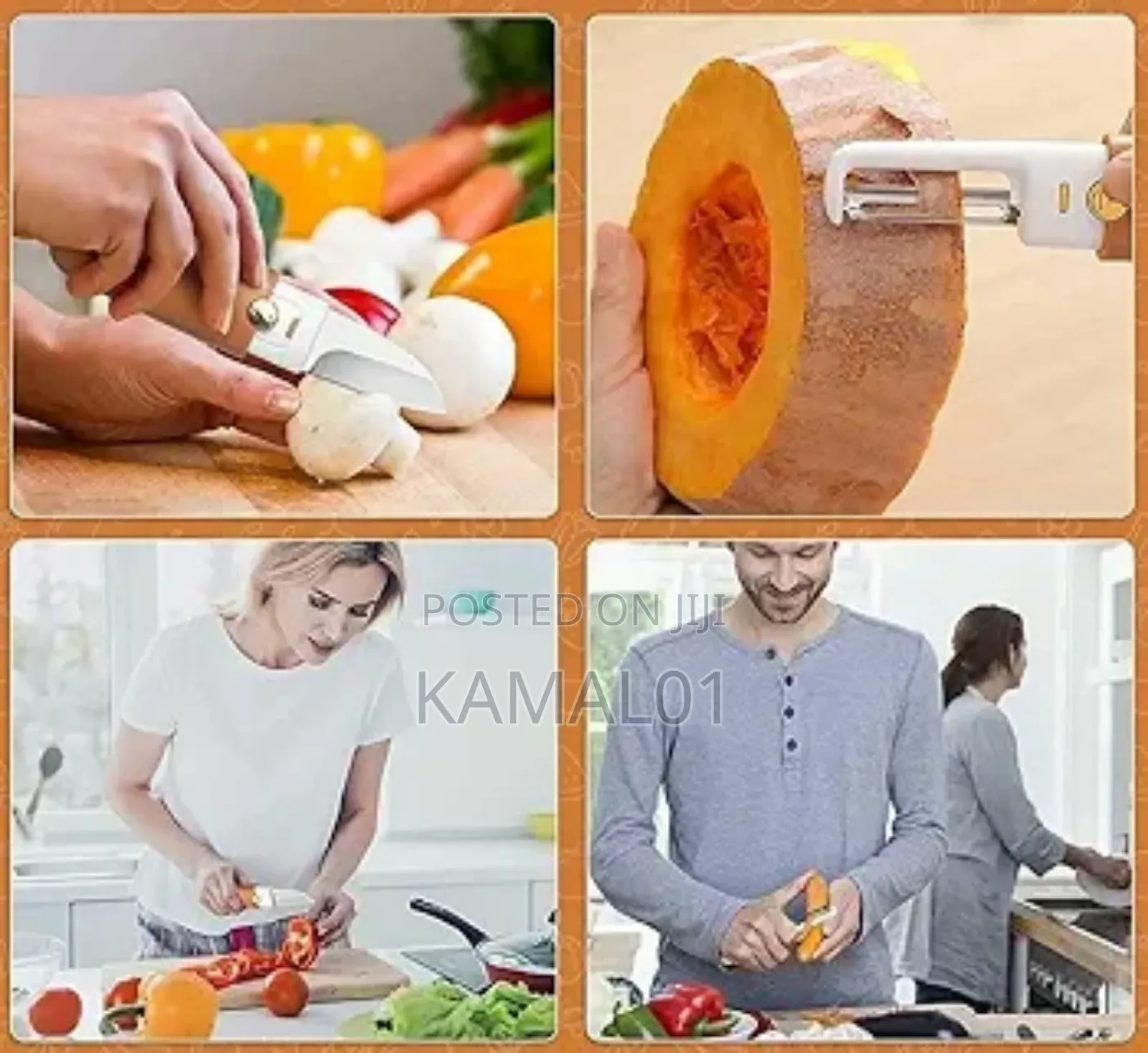2 Ways Kitchen Ware Peeler and Knife