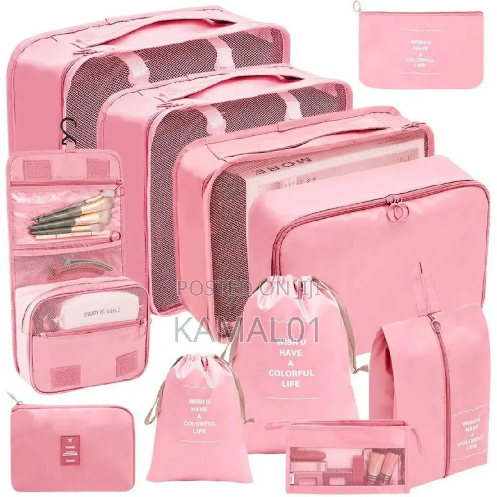 10pcs Packing Clothes Storage Bag Luggage Packing Organizers