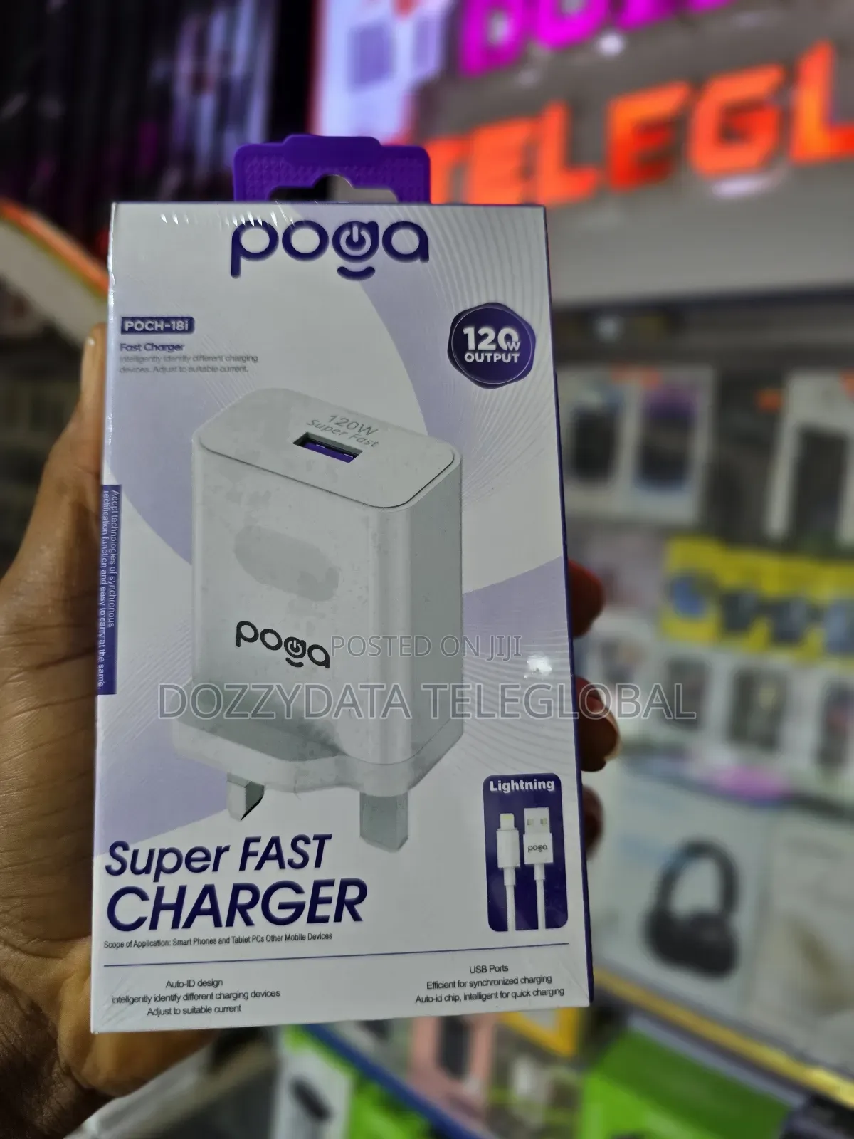 Poga Poch-181 iPhone 120w Super Fast Charger