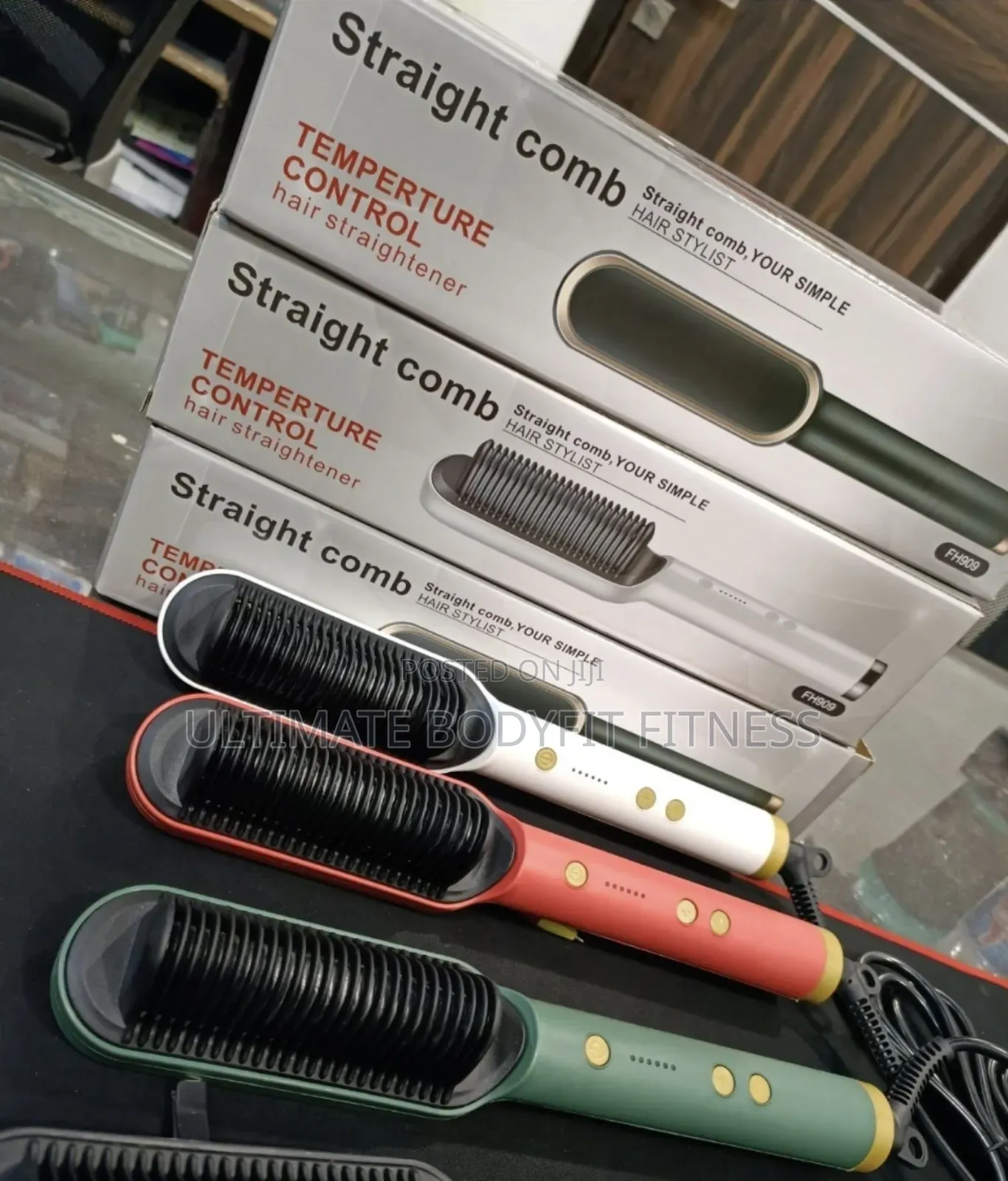 Brand New Simply Straight Electric Hair Straightening Brush/Comb