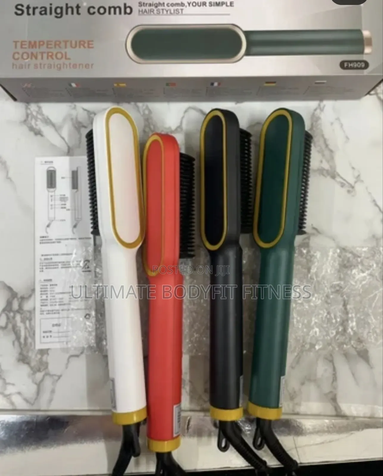 Brand New Simply Straight Electric Hair Straightening Brush/Comb