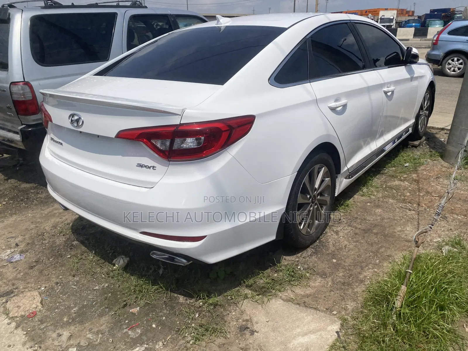 Hyundai Sonata Sport 4dr Sedan (2.4L 4cyl 6A) 2015 White