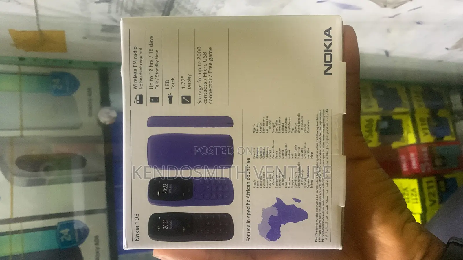 New Nokia 105 Black